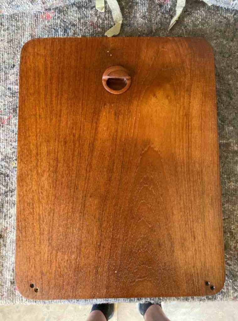 Køkkenlåge efter restaurering